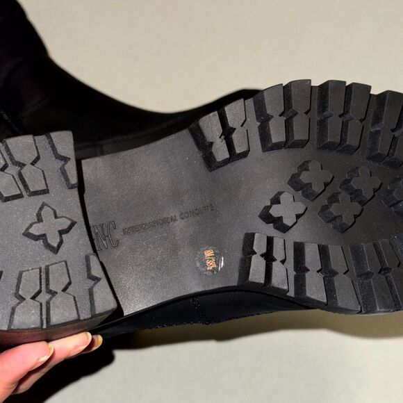 INC International Concepts Suludi Women 8M Snow Shoes Black Round Toe Ankle Boot - Picture 7 of 8